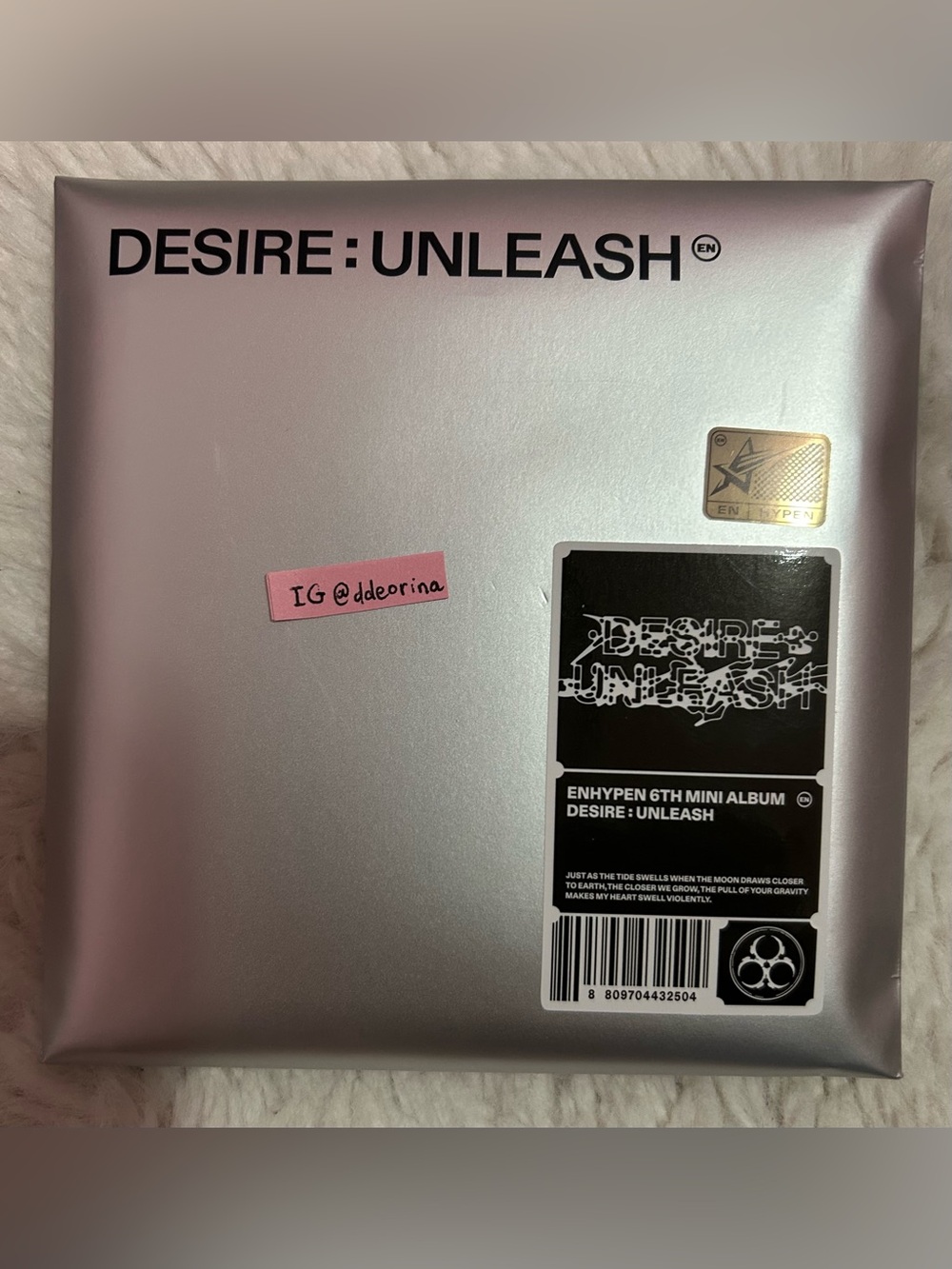 ENHYPEN "DESIRE: UNLEASH" ENGENE ALBUM VER